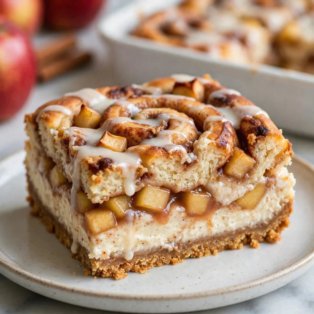 Cinnamon Roll Apple Lasagna – Gooey and Delicious