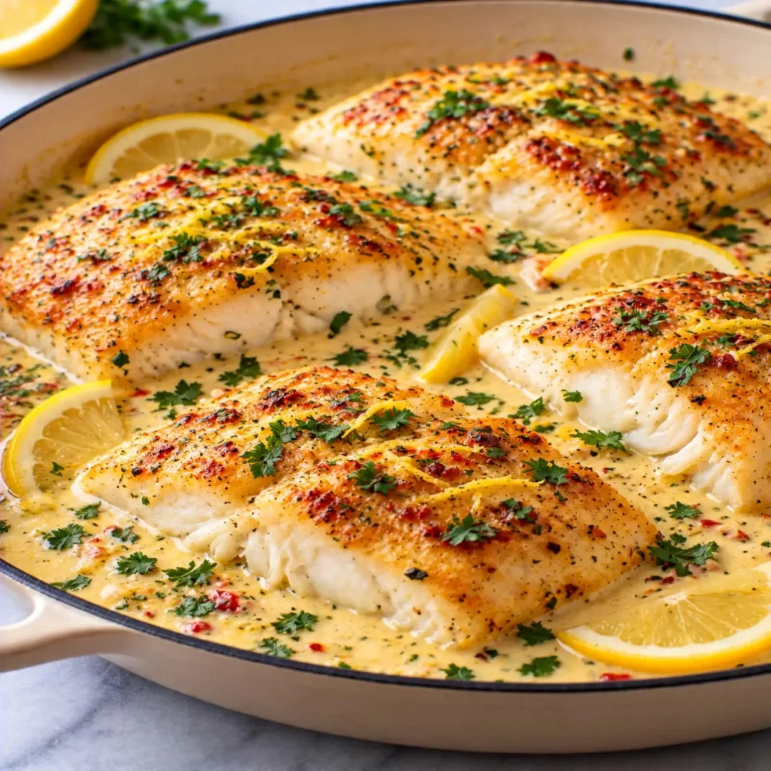 Coconut Lemon Baked Cod – Creamy and Tender