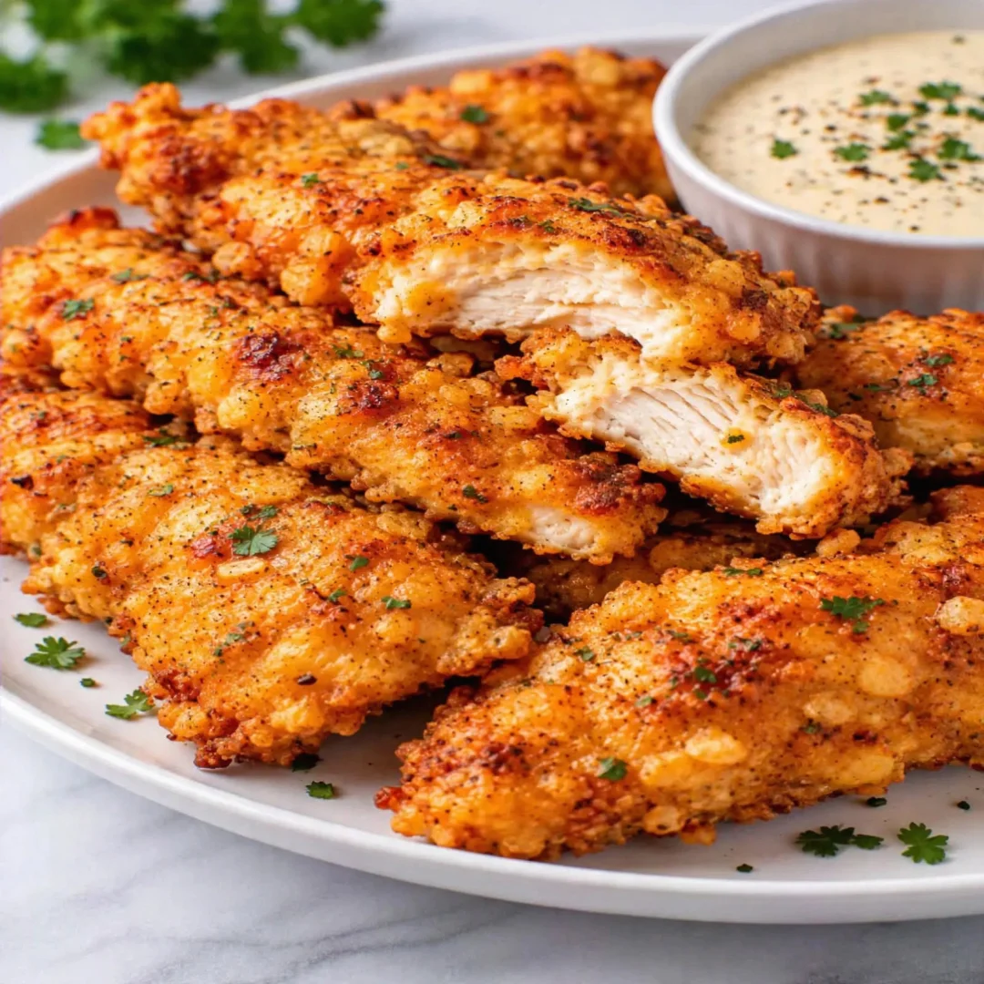 Crack Chicken Tenders – Crispy and Cheesy
