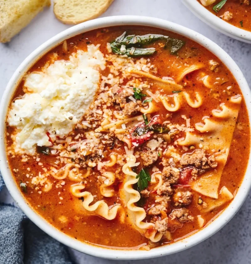 Creamy Lasagna Soup