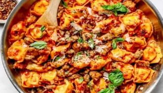 Creamy Sausage Tortellini