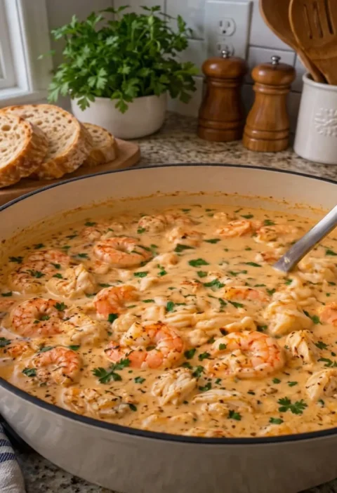 Creamy Shrimp and Crab Bisque