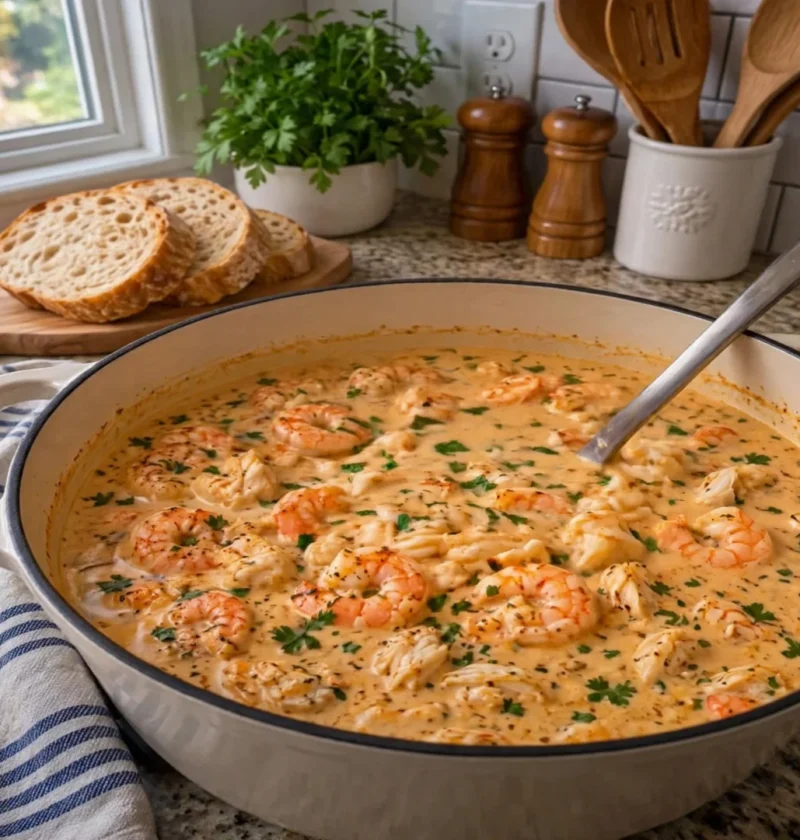 Creamy Shrimp and Crab Bisque