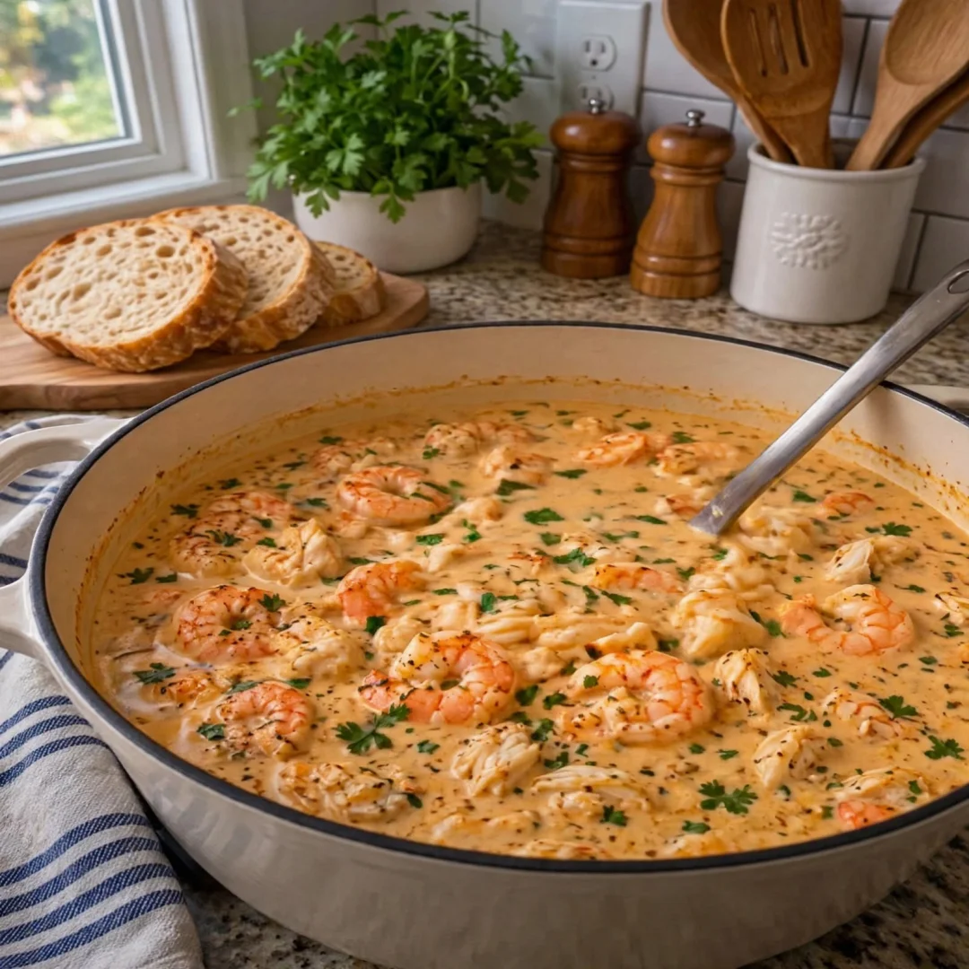 Creamy Shrimp and Crab Bisque: A Rich Culinary Gem!