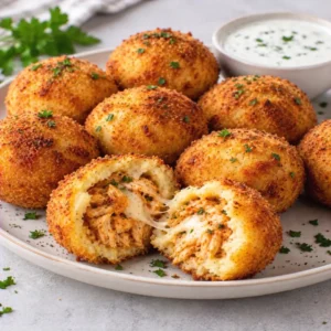 Crispy Chicken Potato Bombs – Cheesy and Flavorful