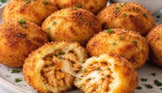 Crispy Chicken Potato Bombs