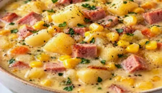 Ham and Potato Corn Chowder
