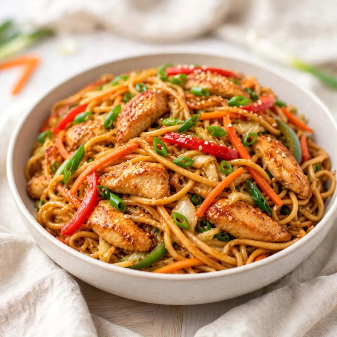 Homemade Chicken Lo Mein – Easy and Delicious