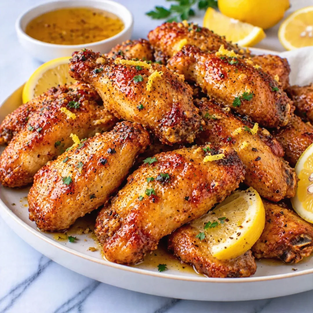 Honey Lemon Pepper Wings – Sweet and Tangy