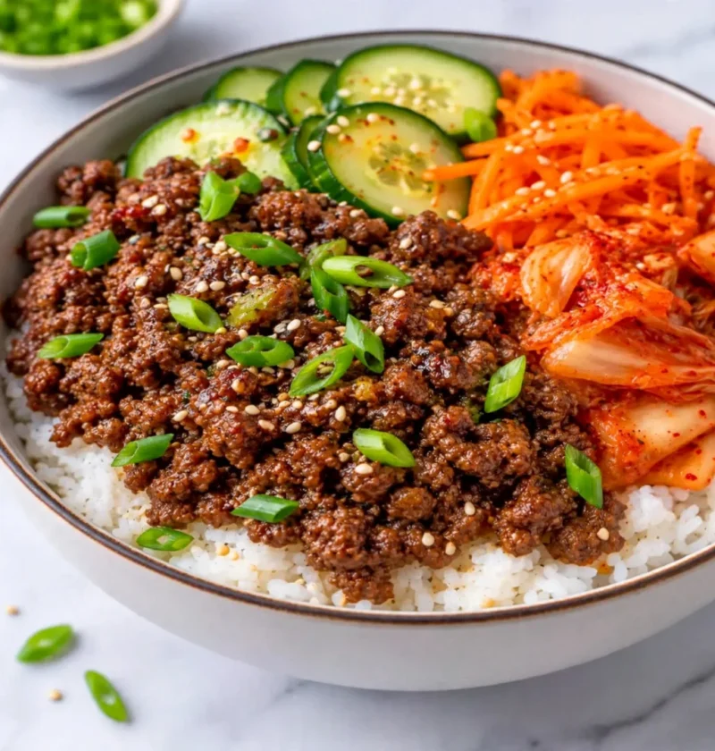 Korean Ground Beef Bowl