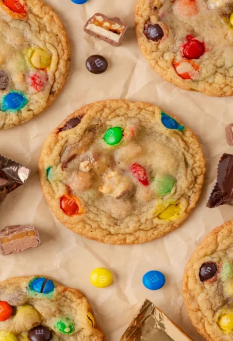 Leftover Candy Cookies