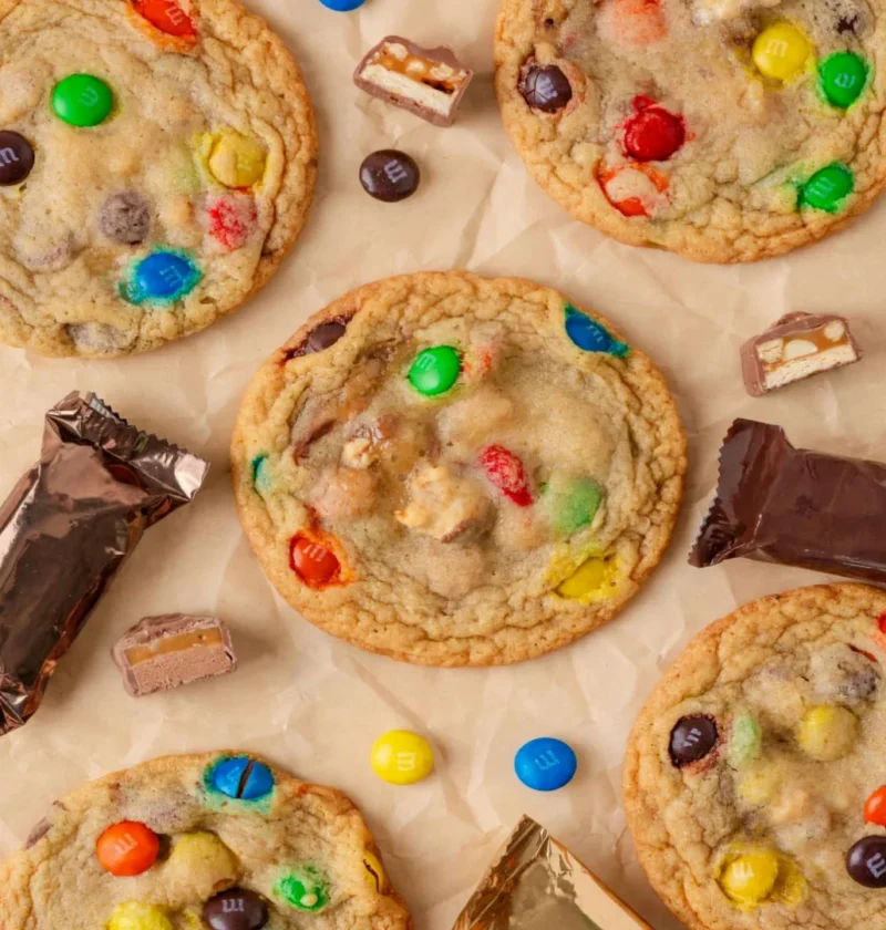 Leftover Candy Cookies