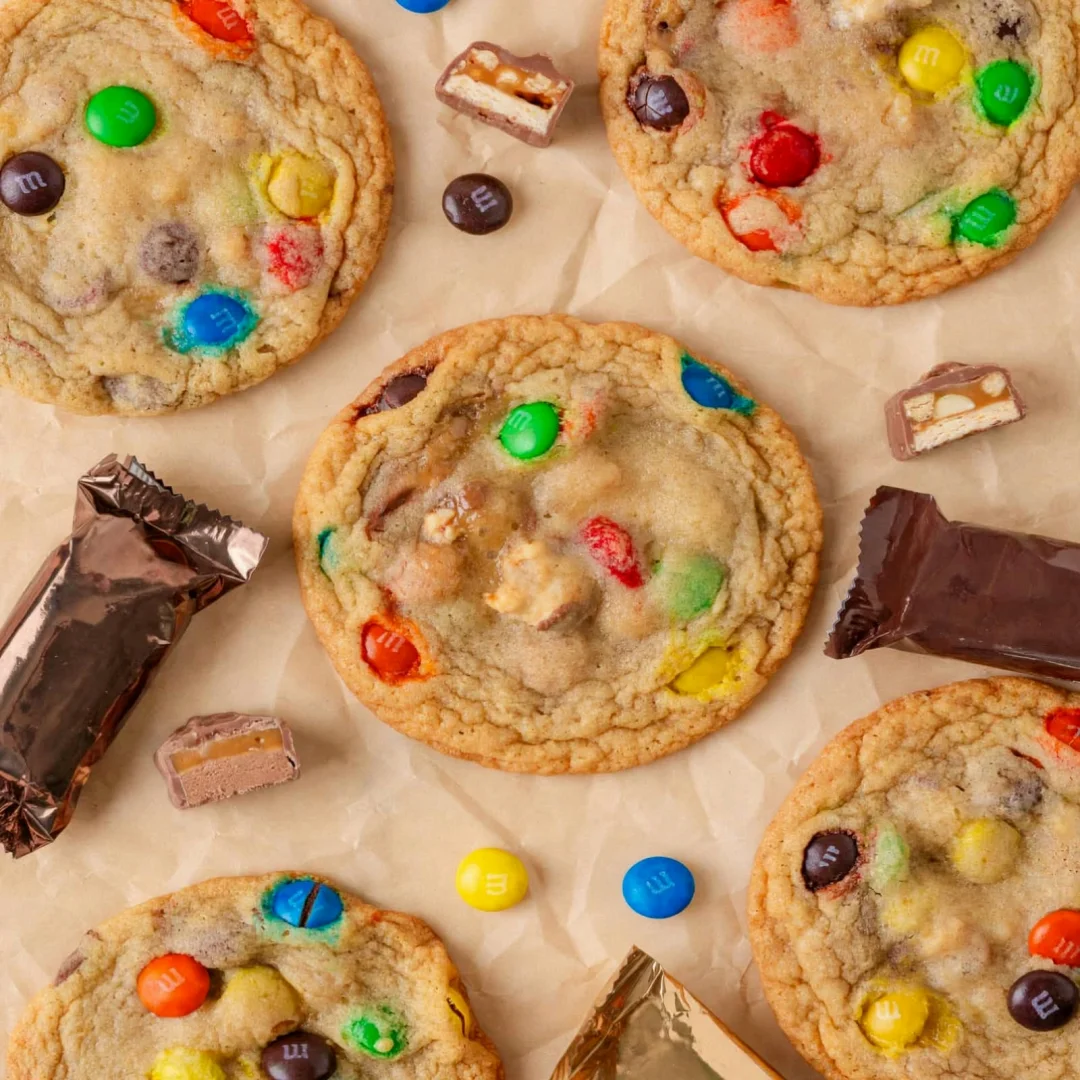 Leftover Candy Cookies