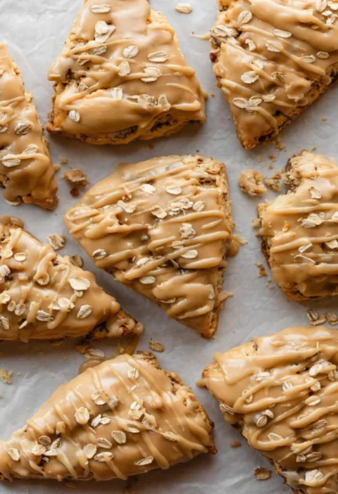 Maple Oat Pecan Scones