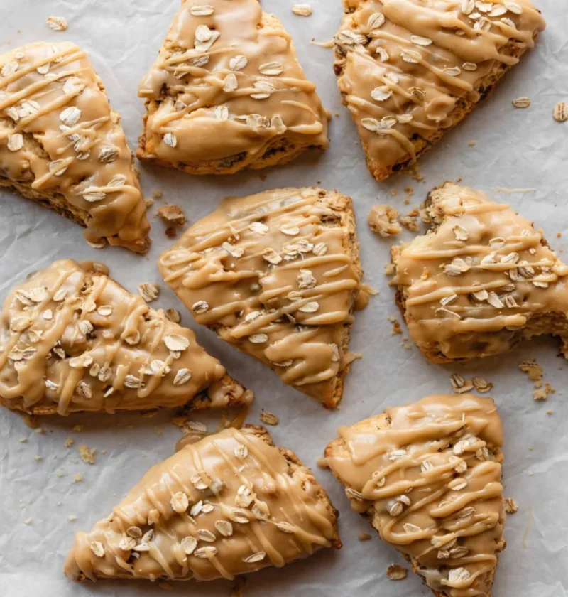 Maple Oat Pecan Scones