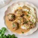 Chicken Meatballs with Orzo