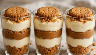 No-Bake Biscoff Cheesecake Cups