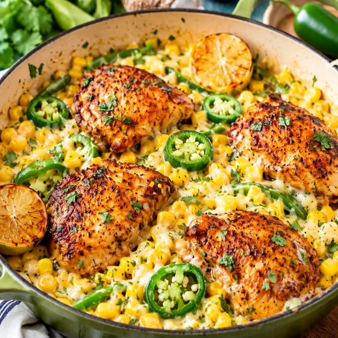 One Pan Cheesy Jalapeño Chicken: A Flavorful Delight!