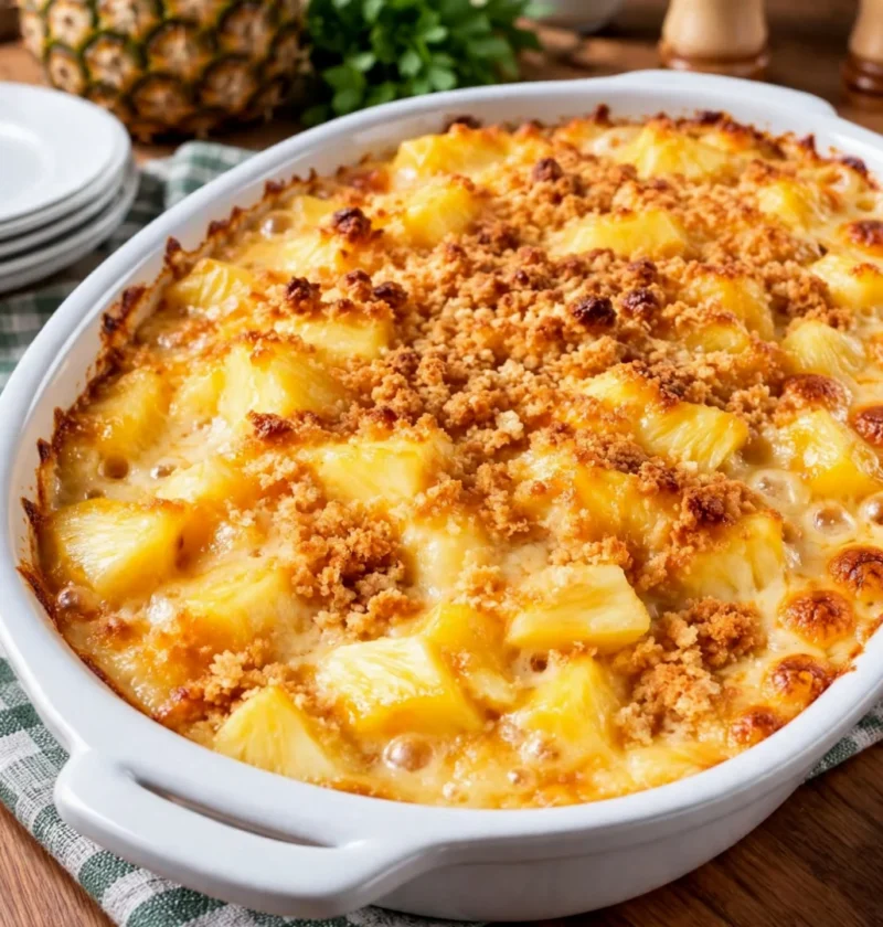 Pineapple Cheese Casserole