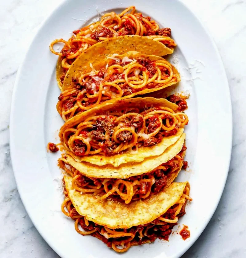 Spaghetti Tacos