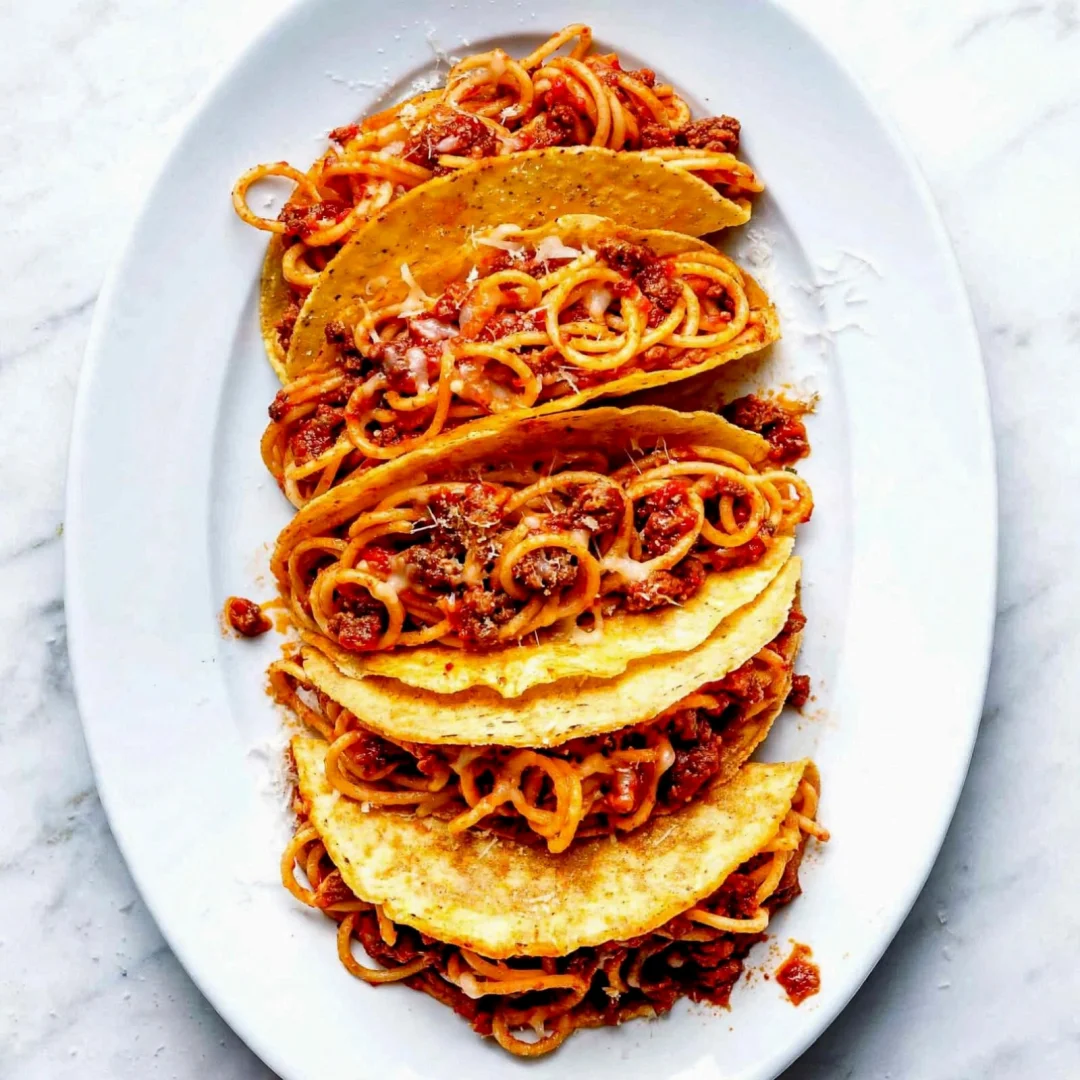 Spaghetti Tacos