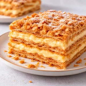 The Crispiest Napoleon Cake – Easy and Delicious