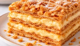 The Crispiest Napoleon Cake