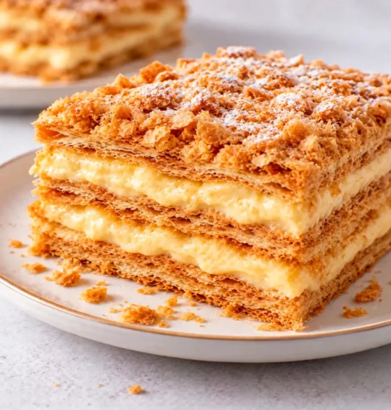 The Crispiest Napoleon Cake