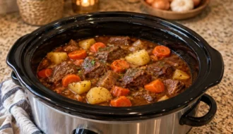 Thick and Cozy Crock Pot Beef Stew
