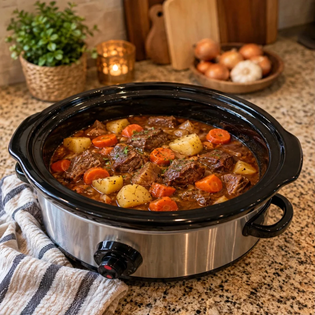 Thick and Cozy Crock Pot Beef Stew for Ultimate Comfort